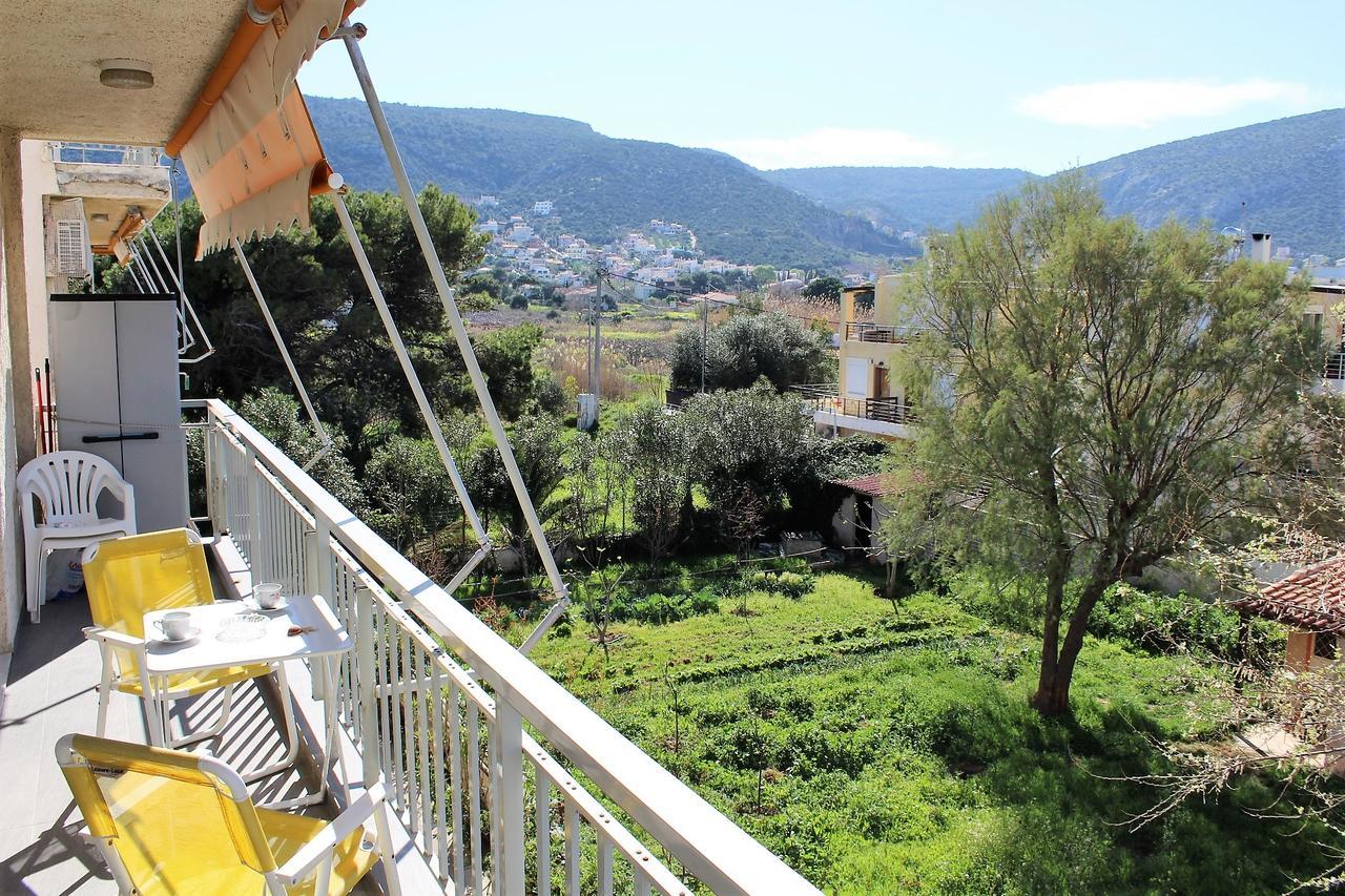 Apartment Sea View In Front Of The Beach Of Agia Marina Pórto Ráfti Extérieur photo